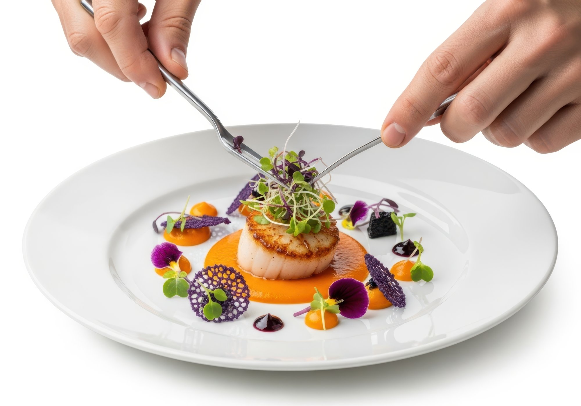 Piatto rifinito con tecniche di plating